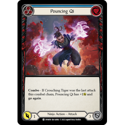 FaB Löskort: Dynasty: Pouncing Qi (Blue)