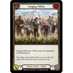 FaB Löskort: Monarch Unlimited: Surging Militia (Blue)
