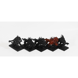 Daemons of Chaos: Flesh Hounds of Khorne (5st, Metall)