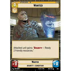 Star Wars: Unlimited Löskort: Shadows of the Galaxy: Wanted (Hyperspace) (Foil)