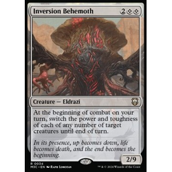 Magic löskort: Commander: Modern Horizons 3: Inversion Behemoth