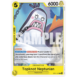 One Piece Löskort: A Fist of Divine Speed: Topknot Neptunian
