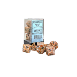 Speckled: Polyhedral Rust 7-Die Set (7-Die set)
