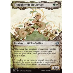 Magic löskort: Lorwyn Eclipsed: Thoughtweft Lieutenant (alternative art) (Foil)