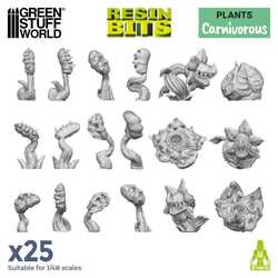 Green Stuff World: Carnivorous Plants Set - 3D Printed