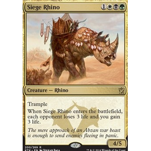 Magic löskort: Khans of Tarkir: Siege Rhino