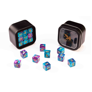 D6 Series: Marble, Pale Blue & Purple - 18-die Set