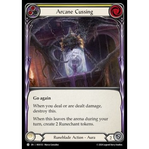 FaB Löskort: Rosetta: Arcane Cussing (Yellow) (Rainbow Foil)