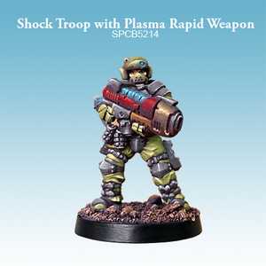Shock Trooper with Plasma Rapid Weapon