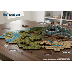 Lorescape Modular Hex-terrain Mega Pack: RPG Starter Pack