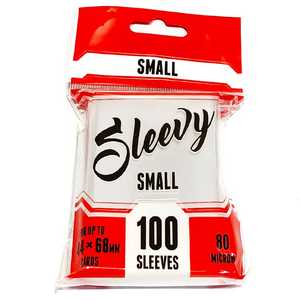 Card Sleeves Small Clear 44x68mm (100) (Sleevy)