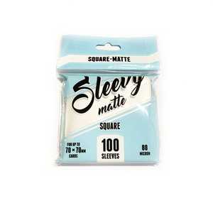 Card Sleeves Square Matte Clear 70x70mm (100) (Sleevy)