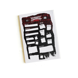 Yggdrasil Burns Character Sheet Pad