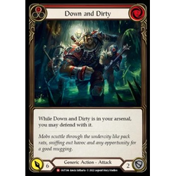 FaB Löskort: Outsiders: Down and Dirty (Rainbow Foil)