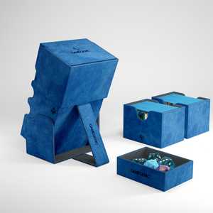 GameGenic Stronghold 200+ Convertible Deck Box Blue