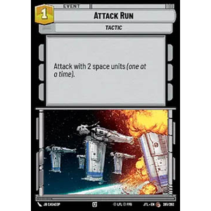 Star Wars: Unlimited Löskort: Jump to Lightspeed: Attack Run