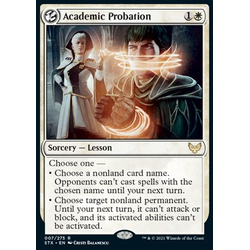 Magic Löskort: Strixhaven: School of Mages: Academic Probation (Foil)