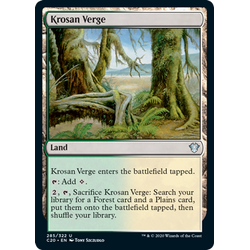 Magic löskort: Commander 2020: Krosan Verge