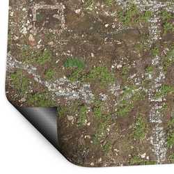 Neoprene Mat 44x60" Forgotten City (112x152cm)