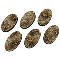 Wasteland Bases, Oval 60mm (4)