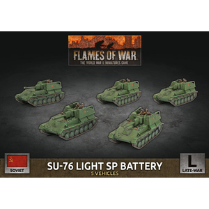 Soviet SU-76 Light SP Battery (plastic)