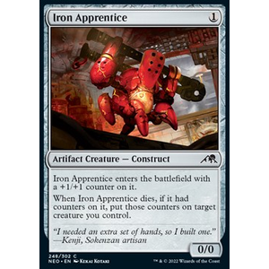 Magic löskort: Kamigawa: Neon Dynasty: Iron Apprentice