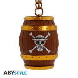 One Piece 3D-nyckelring – Tunna 4,5 cm