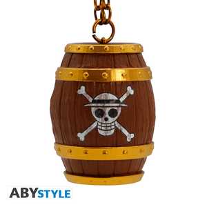 One Piece 3D-nyckelring – Tunna 4,5 cm