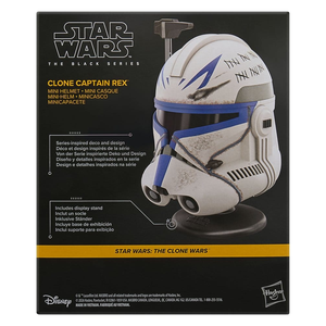 Star Wars The Clone Wars Black Series Mini Helmet - Clone Captain Rex
