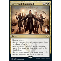 Magic Löskort: Strixhaven: School of Mages: Silverquill Command (Promo)