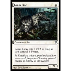 Magic löskort: Worldwake: Loam Lion
