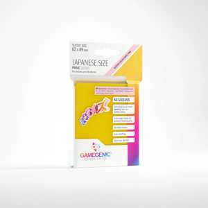 Card Sleeves Japanese Prime Yellow (60) (GameGenic)