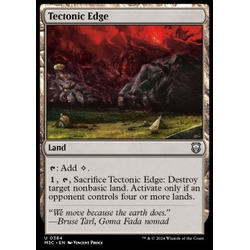 Magic löskort: Commander: Modern Horizons 3: Tectonic Edge