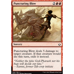Magic löskort: Hour of Devastation: Puncturing Blow