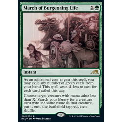 Magic löskort: Kamigawa: Neon Dynasty: March of Burgeoning Life