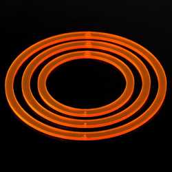 Blast Ring: Flourescent Orange 3 inch (1)