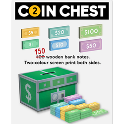 Coin Chest 2 (150 Wooden bank note tokens)