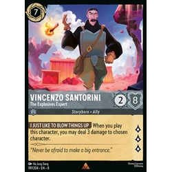 Lorcana Löskort: Reign of Jafar: Vincenzo Santorini - The Explosives Expert