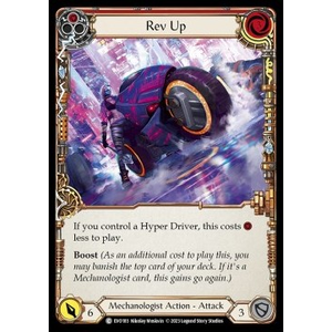 FaB Löskort: Bright Lights: Rev Up (Red)
