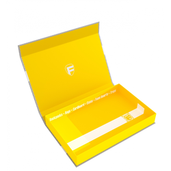 Feldherr Magnetic Lock Box half-size 40mm yellow empty