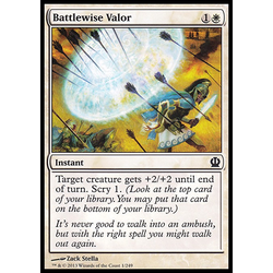 Magic löskort: Theros: Battlewise Valor