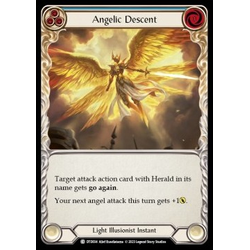 FaB Löskort: Dusk till Dawn: Angelic Descent (Blue) (Rainbow Foil)