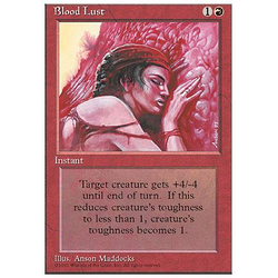 Magic löskort: 4th Edition: Blood Lust
