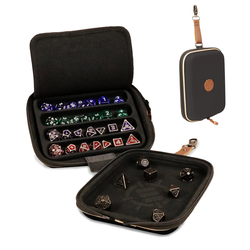 Enhance Gaming: Dice Case & Tray - Black (Designer Edition)