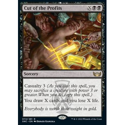 Magic löskort: Streets Of New Capenna: Cut of the Profits