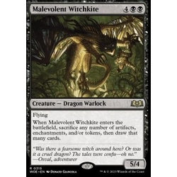 Magic löskort: Wilds of Eldraine: Malevolent Witchkite