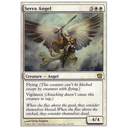 Magic löskort: 9th Edition: Serra Angel (Foil)