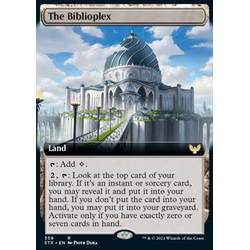 Magic Löskort: Strixhaven: School of Mages:The Biblioplex (alternative art) (Foil)