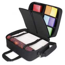 Enhance Gaming: USA Gear XL MTG Deck Box Travel Case Black
