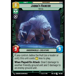 Star Wars: Unlimited Löskort: Shadows of the Galaxy: Jabba's Rancor, Pateesa
